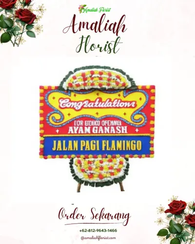 Bunga Papan Congratulation di Kota Karang